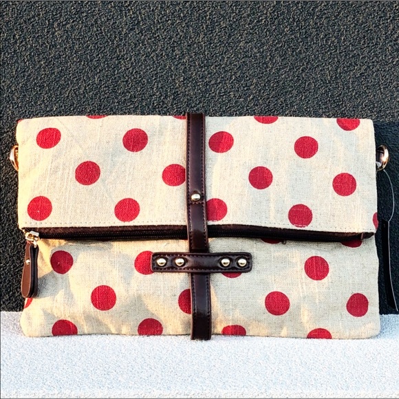 Handbags - New Polka Dot Clutch